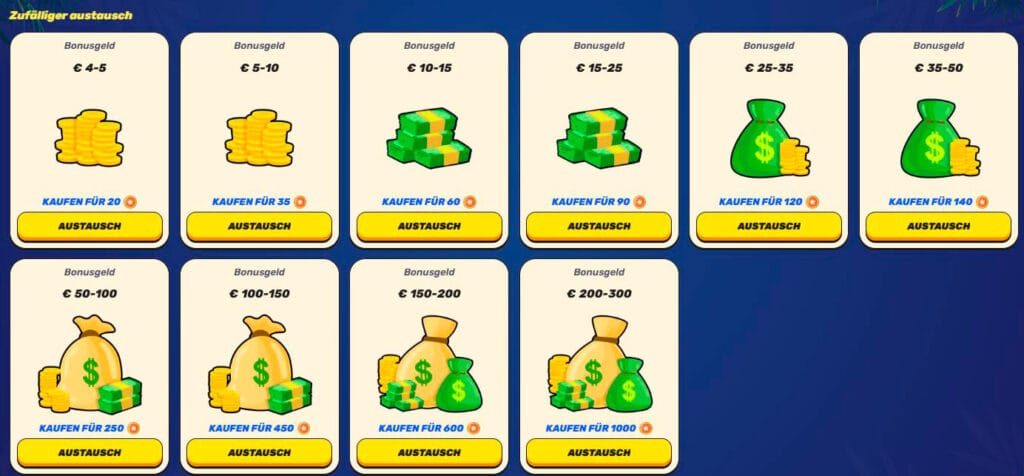 Gratis-Guthaben im Gamblezen Casino