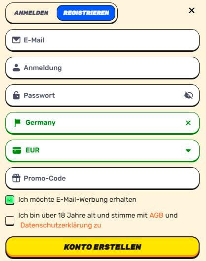 Melden Sie sich bei Gamblezen Casino an